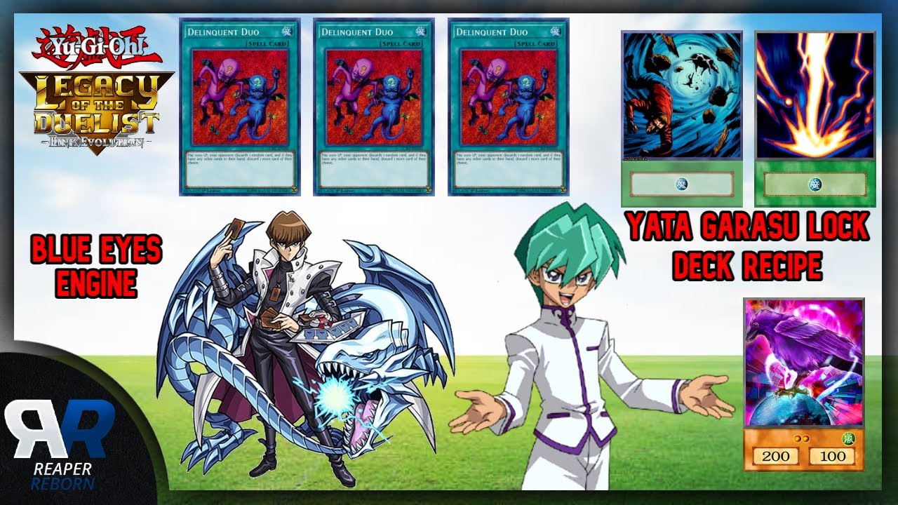YataGarasu Lock Deck Recipe + Gameplay [BlueEyes Engine] YuGiOh