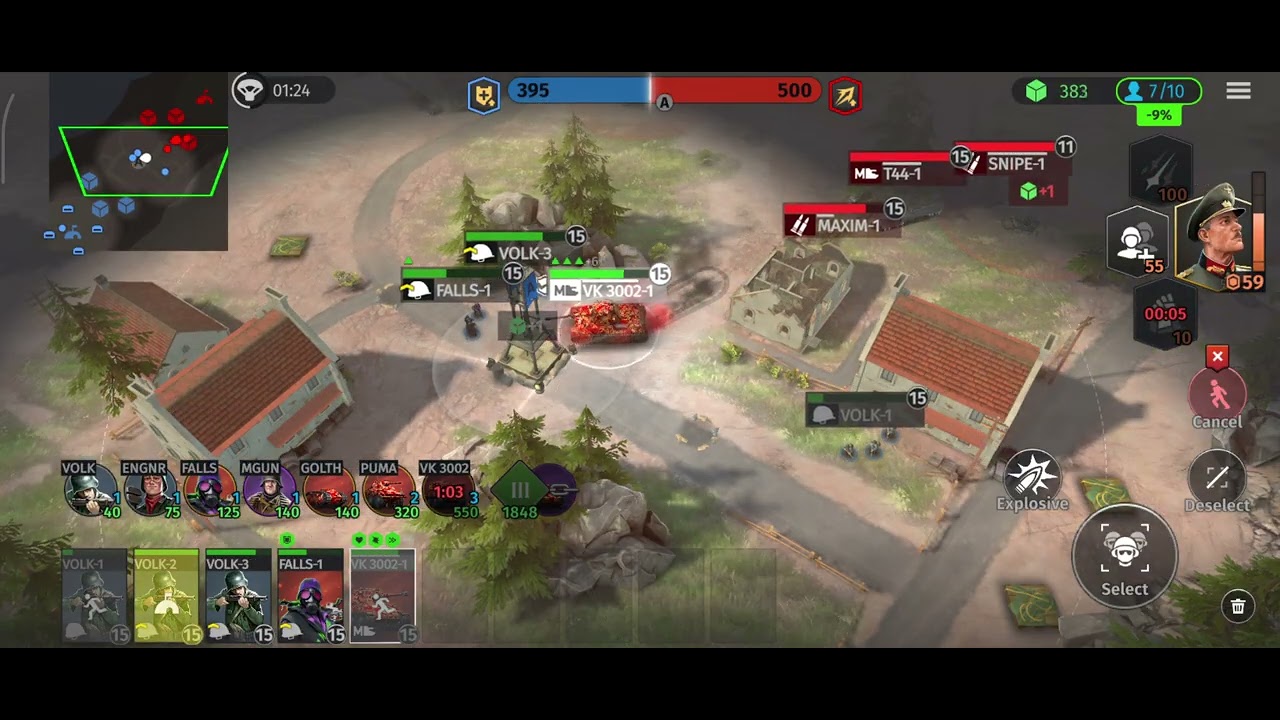 WWA RTS, friendly battle started and ended in amazing way 