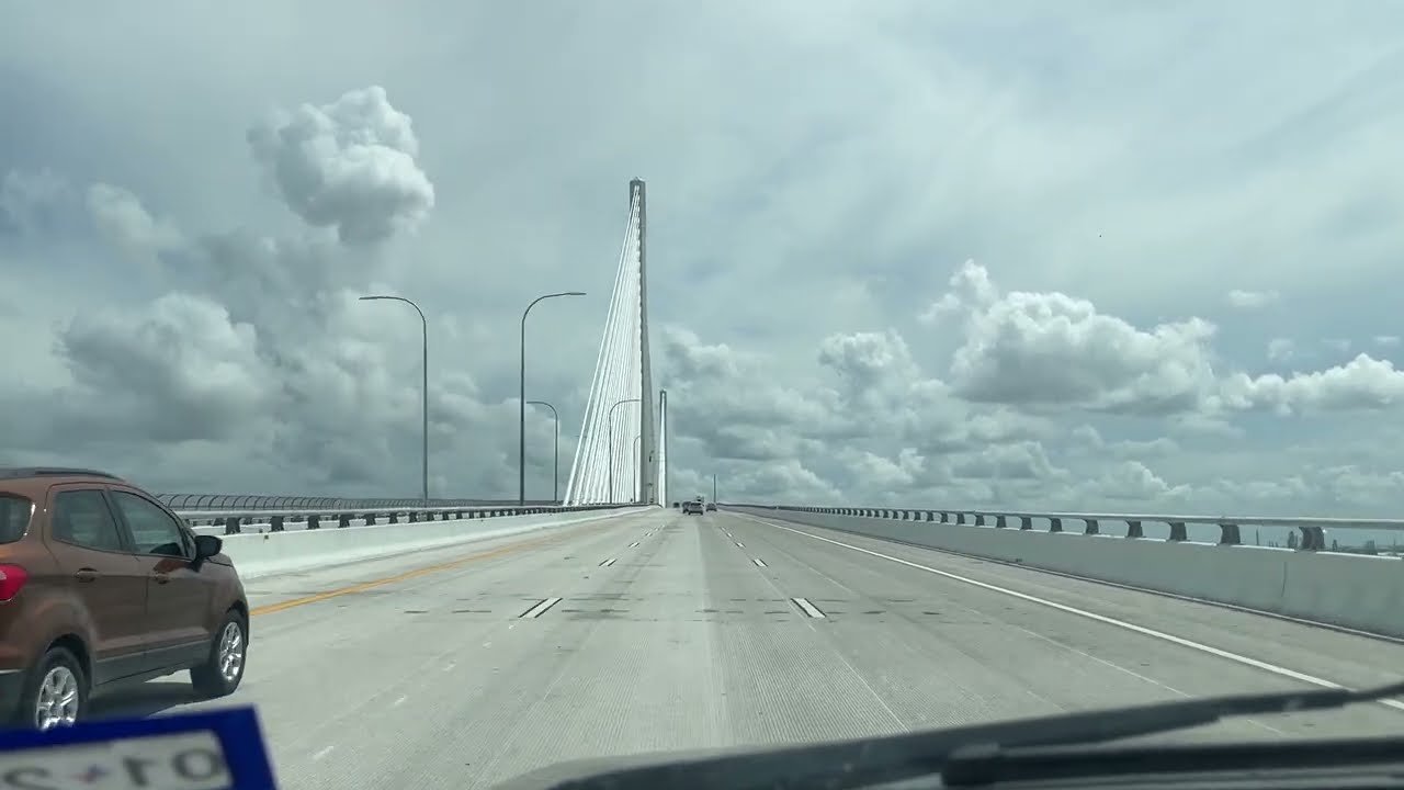 New Harbor Bridge 1st day open (S. Lane)6-28-25