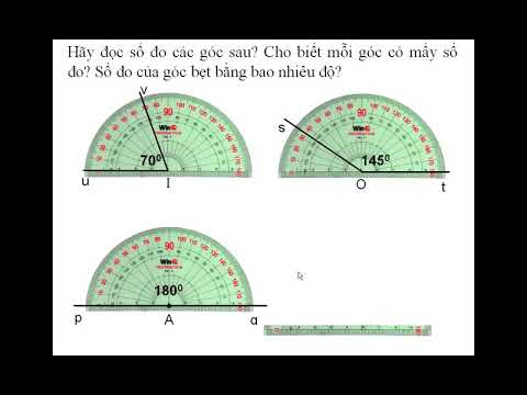 Hình học 6 - Bài 3: Số đo góc - Zoom