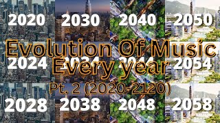 Evolution Of Music, Part 2  Every Year (2020  2120)