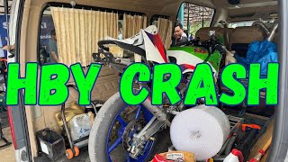 HBY CRASH THE LAP EARLY