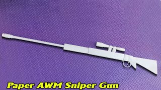 Origami Armas | Como Fazer Uma Arma de Papel (AWM Sniper Gun)
