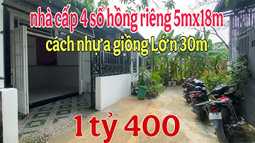 Bán nhà cấp 4 giá Rẻ Đức Hoà giáp Hóc Môn 5 x18 m 1 tỷ 400 triệu