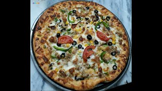 پیتزا خانه گی Home made pizza