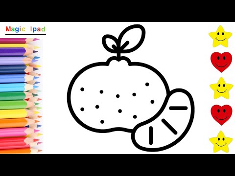 Video: Cómo Dibujar Una Mandarina