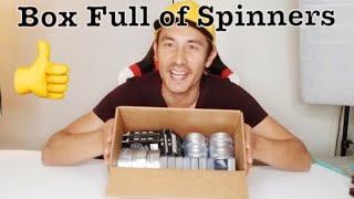 BOX FULL OF FREE FIDGET HAND SPINNERS FROM WEFIDGET!