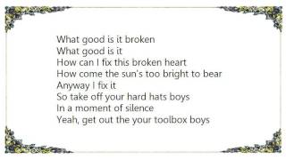 Iggy Pop - How Do Ya Fix a Broken Part Lyrics