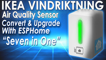 IKEA luchtkwaliteitssensor: 7-in-1 ESPHome-updatehack