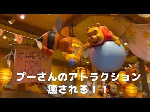 アナハイムディズニー】プーさんアトラクションで癒される！ The