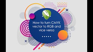 CorelDraw: How to convert CMYK vector to RGB and vice versa