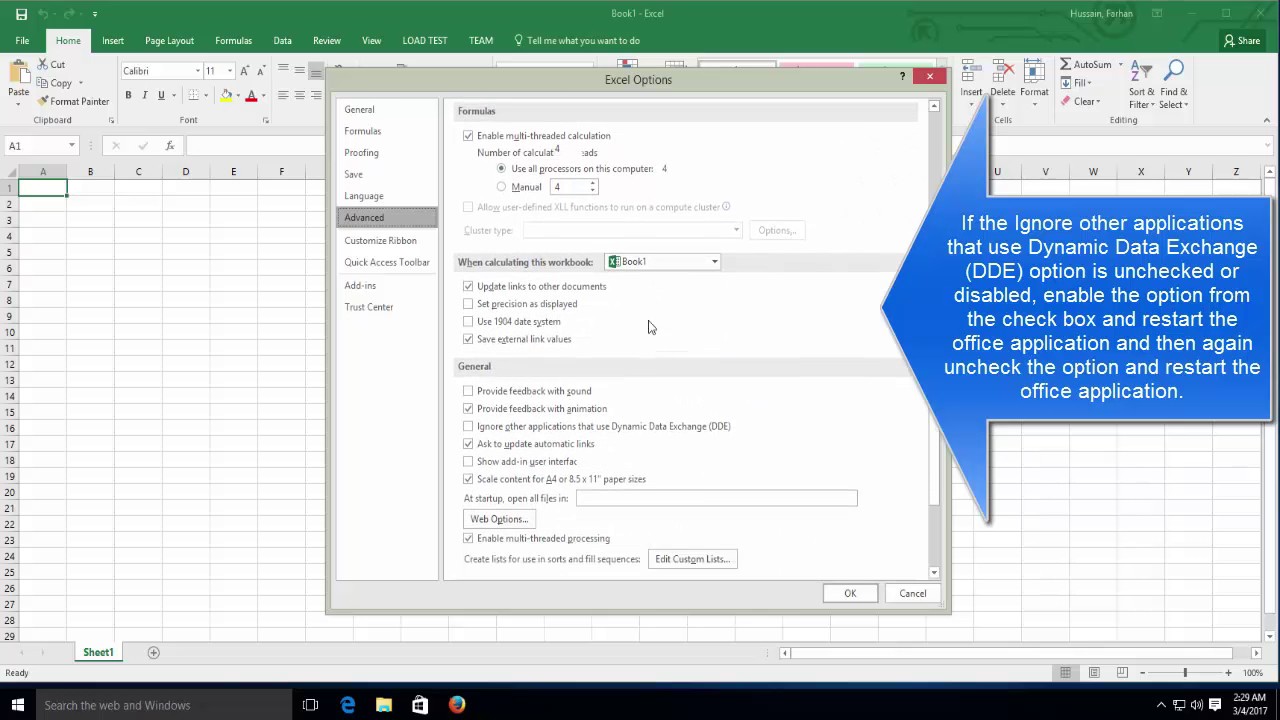 error sending command to program word 2007