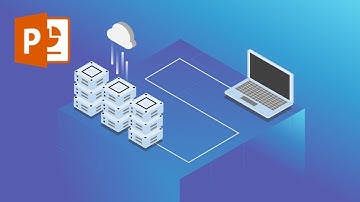 Isometric IT slide in powerpoint. Powerpoint tricks.