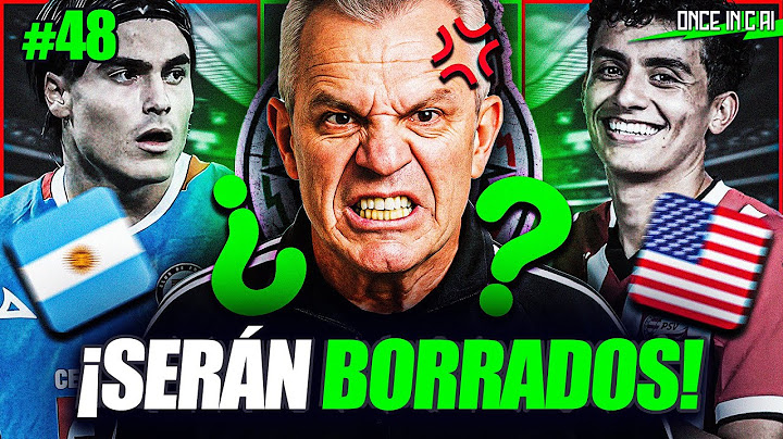 NUNCA JUGARÁN EN LA SELECCIÓN MEXICANA ¡LO CONFIRMÓ JAVIER AGUIRRE!