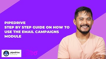 Pipedrive - Step by step guide on how to use the Email campaigns module!