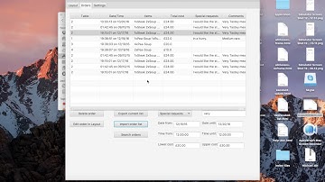 JavaFX restaurant management system