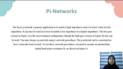 MINI PROJEK PGT212 - DESIGN AND ANALYSIS OF PI-TYPE IMPEDANCE MATCHING NETWORK