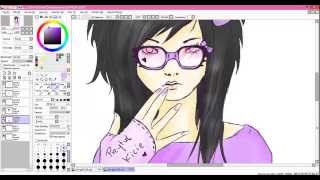 Emo Girl - SpeedPainting