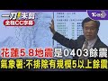 【全程CC字幕】花蓮5.8地震是0403餘震 氣象署:不排除有規模5以上餘震｜TVBS新聞 @TVBSNEWS02