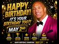 Who shares My Birthday on May 2nd