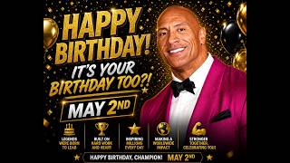 Who shares My Birthday on May 2nd