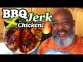 Bbq jerk chicken  wedges oven style  deddys kitchen