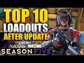 Season 5 Top 10 Loadouts &amp; Class Setups in WARZONE | Current Warzone Meta After Update (1440p60)