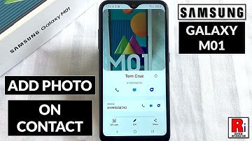 How to Add Photo to your Contacts on Samsung Galaxy M01