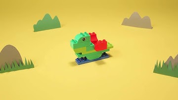 How to Build a Dragon - LEGO Duplo - DIY Stop Motion