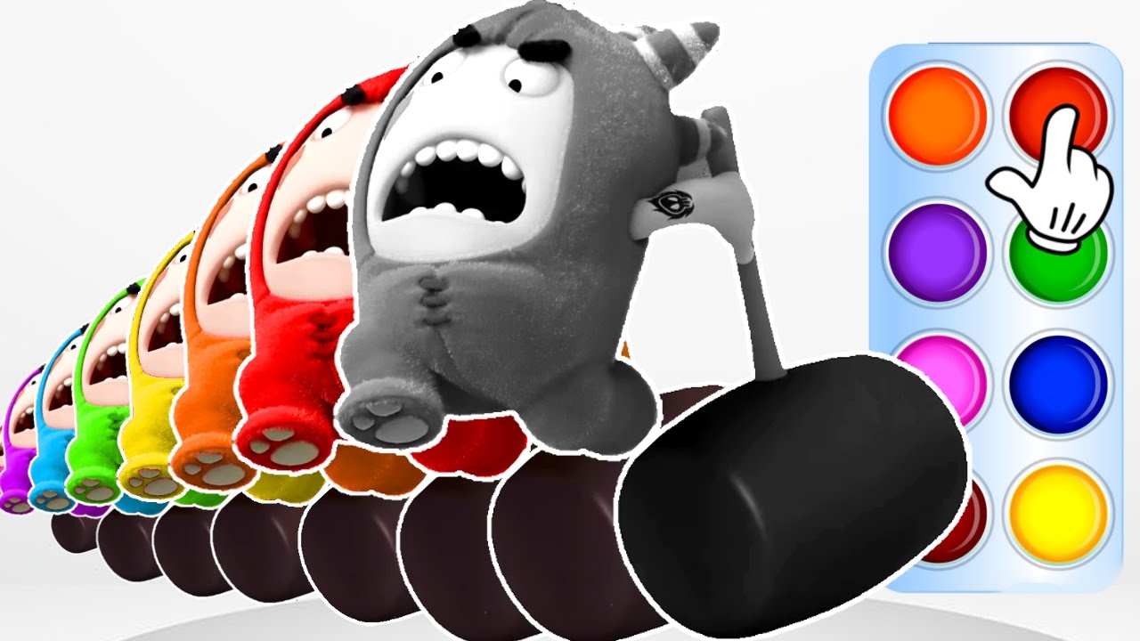 Learn Colors with Oddbods Fuse Learning Color Compilation for Baby