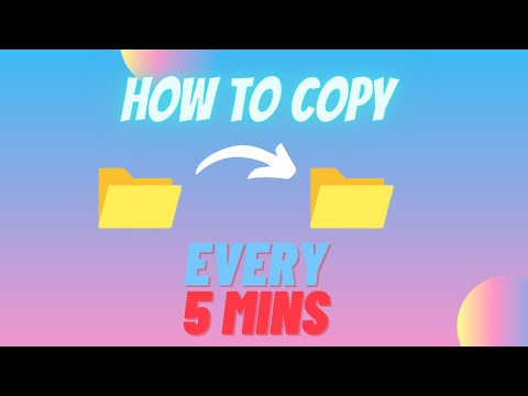Copy Files For Every 5 Mins.