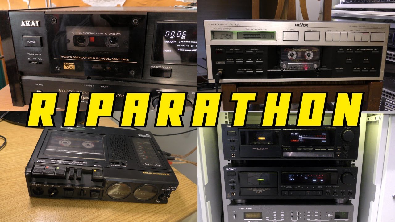 RiparaTHON: tento di riparare tutti i miei registratori in un colpo solo senza capirci niente!