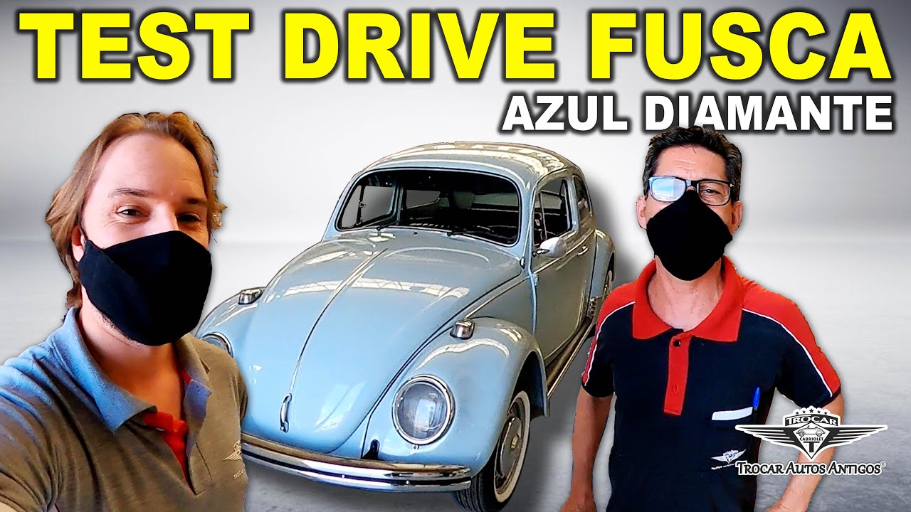 TESTAMOS UM FUSCA QUE ACABAMOS DE COMPRAR!  |  1ª VOLTA COM O FUSCÃO 1971 AZUL DIAMANTE!
