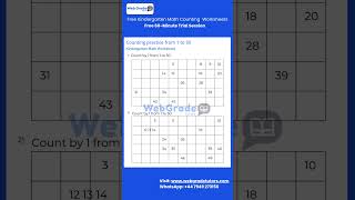 Free Kindergarten Math Worksheets | KG Math Practice | WebGrade Tutors