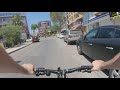 Antalya im Juli  Fahrradtour bei 40° quer durch die Stadt