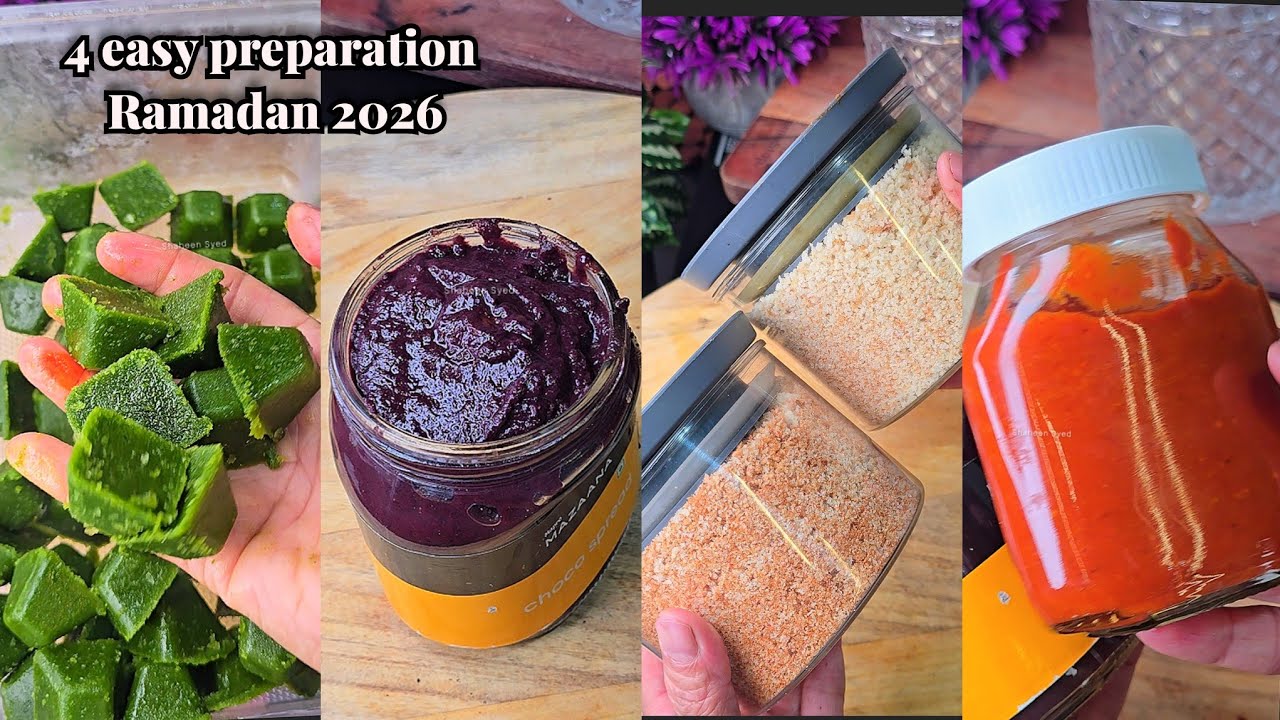 Preparation for ramadan 2026 | ramzan special recipes | ramadan preparation preparation 