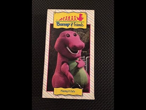 Barney & Friends: Playing it Safe 1992 VHS