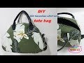 DIY 하와이안셔츠 -토트백으로 리폼 hawaiian shirt into tote bag - cross bag