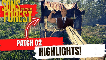 Sons of The Forest UPDATE | Admin Panel? Cannibal Hut, Rain Collector, Cave System #sonsoftheforest