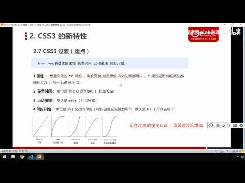 黑马Pink前端HTML+CSS教程：P295   21 CSS3新增属性过渡（下）