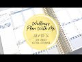 WELLNESS PLANNER PLAN WITH ME | Erin Condren Vertical LifePlanner | PlannerKate