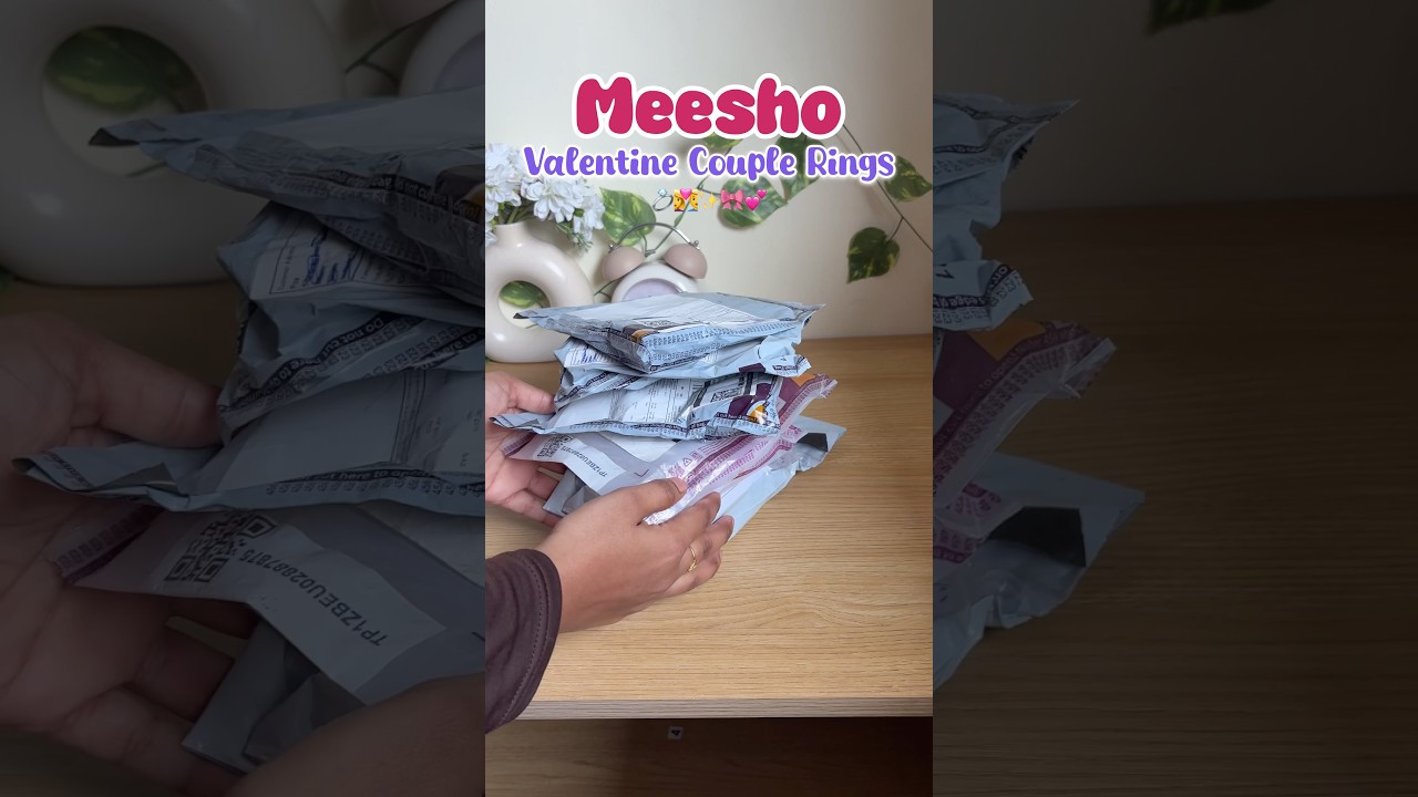 Valentine Couple Rings 💍👩‍❤️‍👨💕 