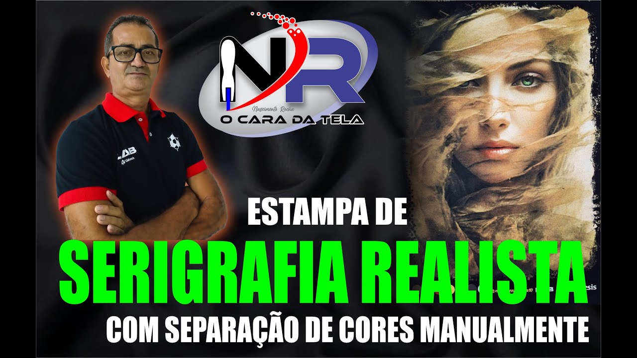 ESTAMPA REALISTA NA SERIGRAFIA COM TINTAS PLASTISOL