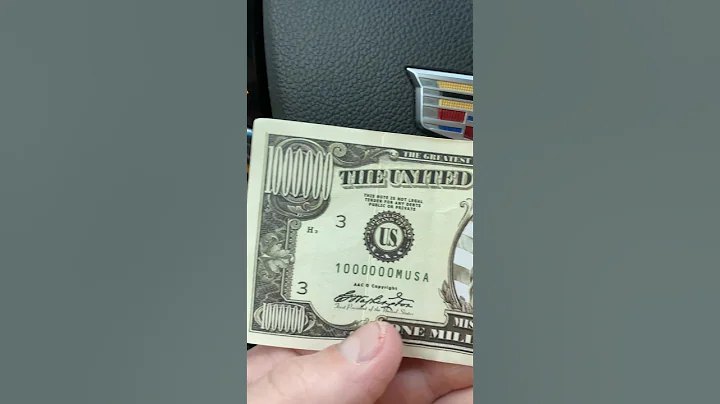 The new $1 Million Dollar Bill 💵 #money #shorts