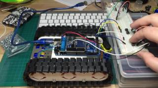 3D Printed Caterpillar Tracked Robot Platform