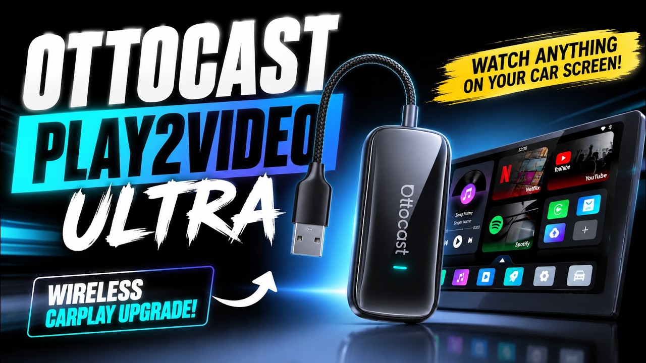 OTTOCAST Play2Video Ultra Review – Wireless CarPlay, Android Auto