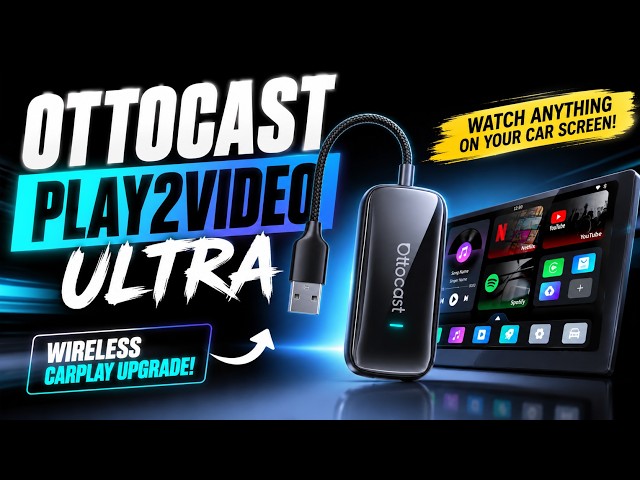 OTTOCAST Play2Video Ultra Review – Wireless CarPlay, Android Auto
