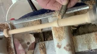 Making a Cedar turkey call striker for spring turkey season. #turkeycall #woodturning #carpenter 