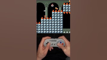 These SHELL JUMPS make Mario DIZZY #shorts #kaizo #mario