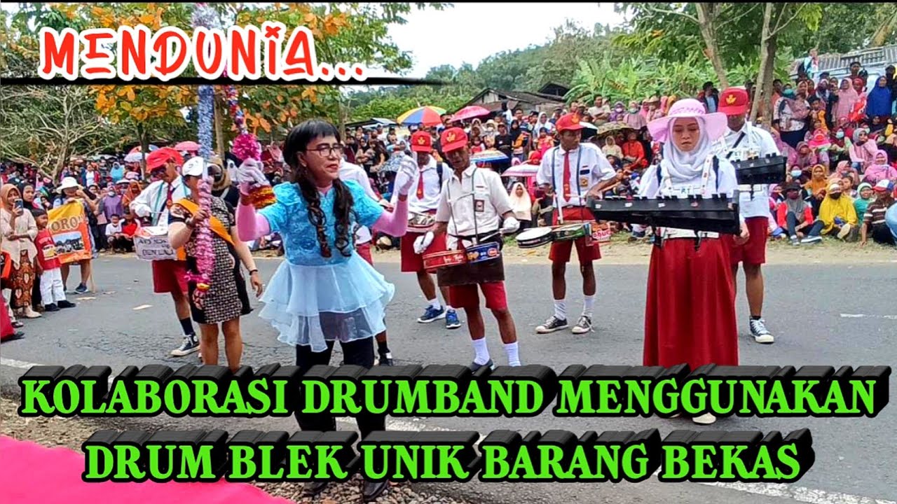 Tampilan Drum BLek Unik Kaleng Bekas Wonoharjo  Kec.Nguntoronadi Wonogiri HUT RI ke_77